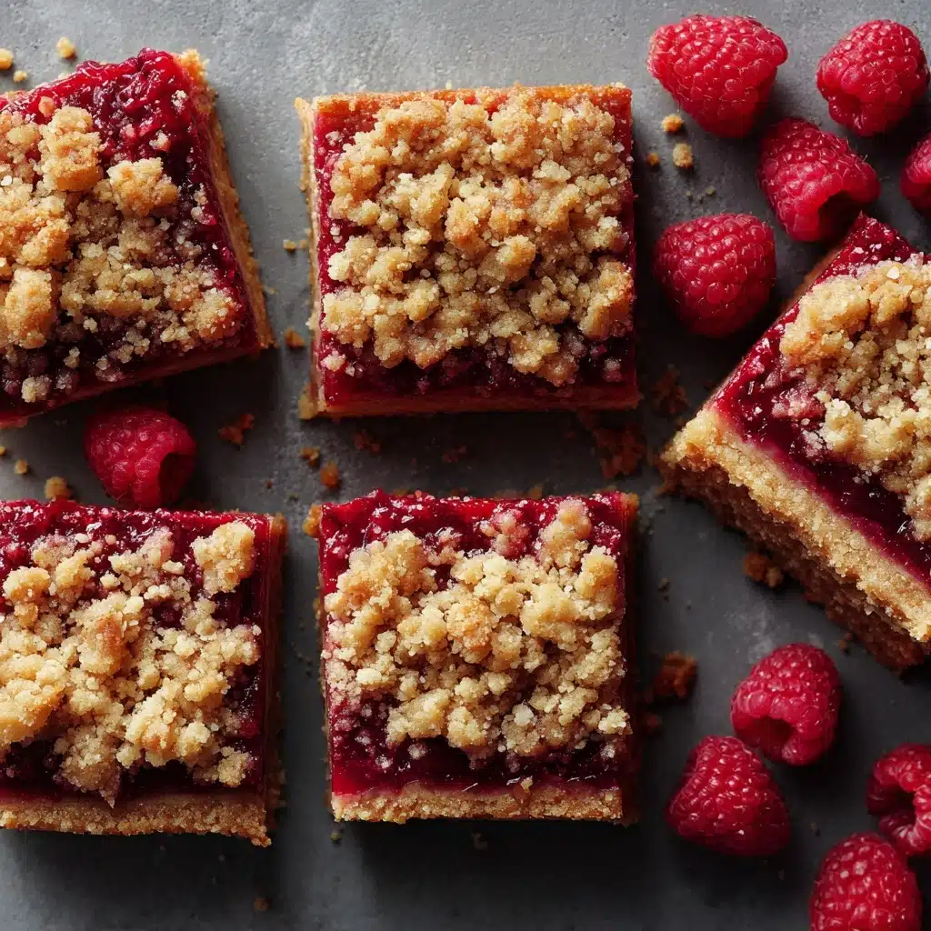 Raspberry Streusel Shortbread Bars Recipe - Recipe Image