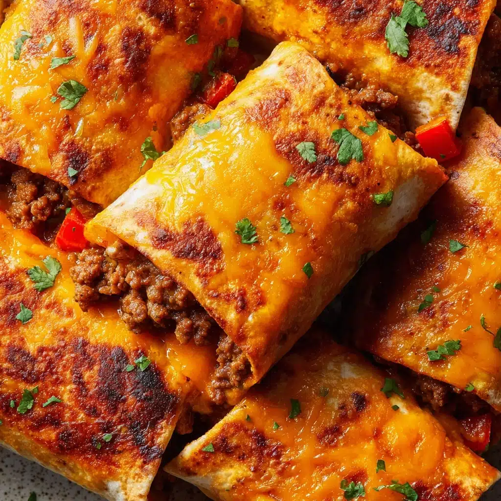 Loaded Cheesy Pocket Tacos Recipe