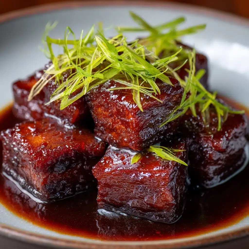 Blackberry Glazed Tofu with Black Pepper & Chili Recipe - Recipe Image