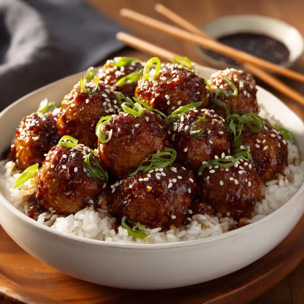 Asian Turkey Meatballs Recipe - Recipe Image