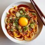Kimchi Udon with Scallions Recipe