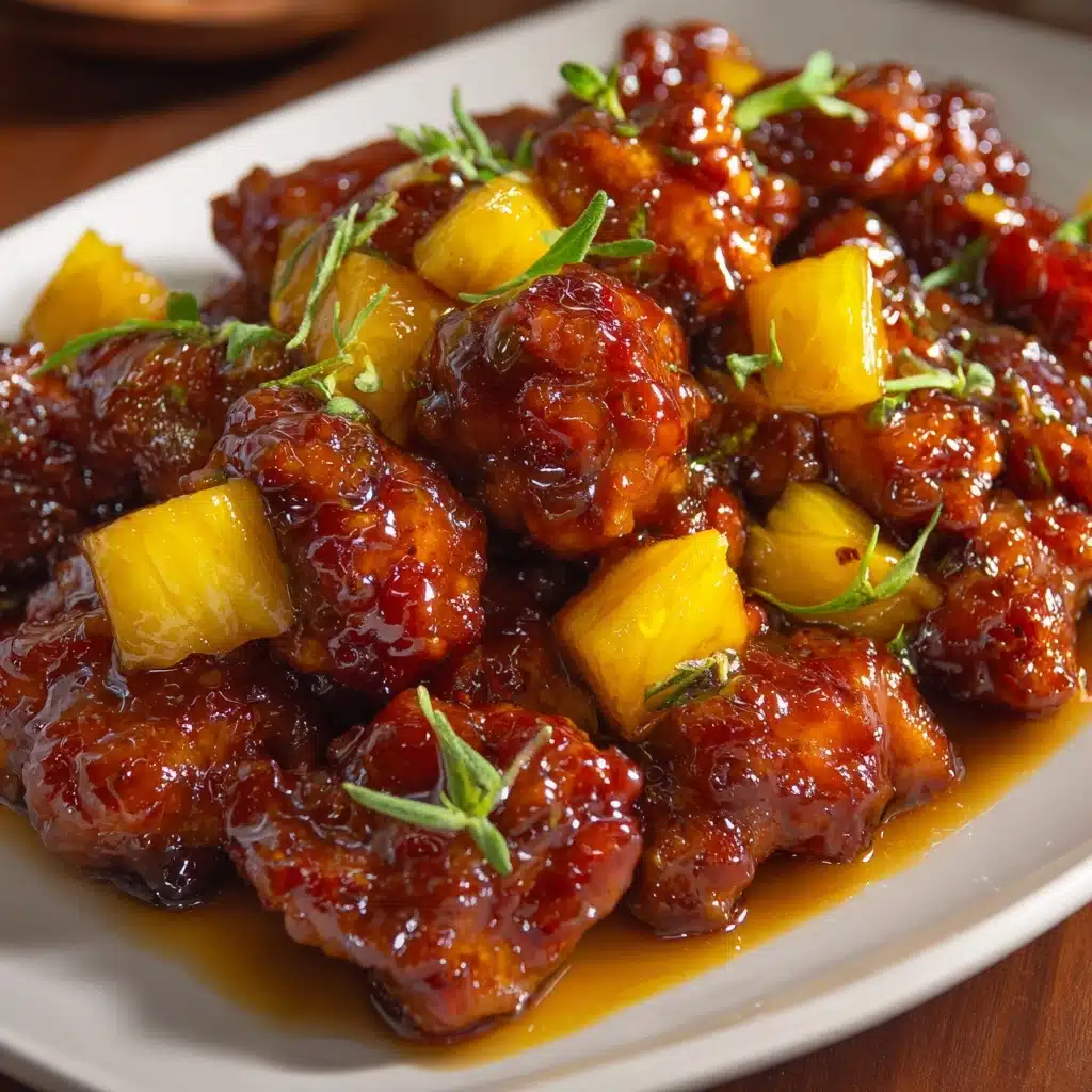 Crockpot Pineapple BBQ Chicken Recipe - Recipe Image