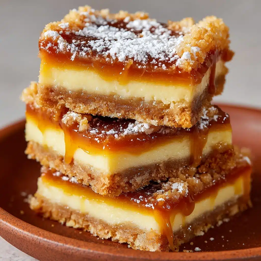 Salted Caramel Gooey Butter Bars Recipe - Recipe Image