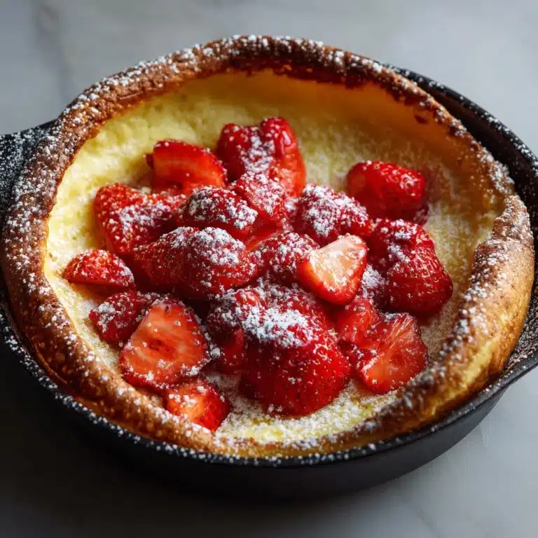 Roasted Strawberry Dutch Baby Recipe