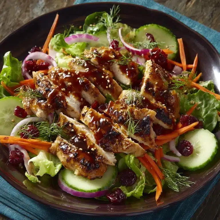 Asian Chicken Cranberry Salad Recipe