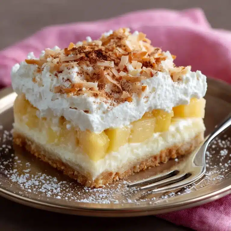 Easy No-Bake Pineapple Dessert Recipe