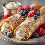 Cheesecake Crepe Roll-Ups Recipe