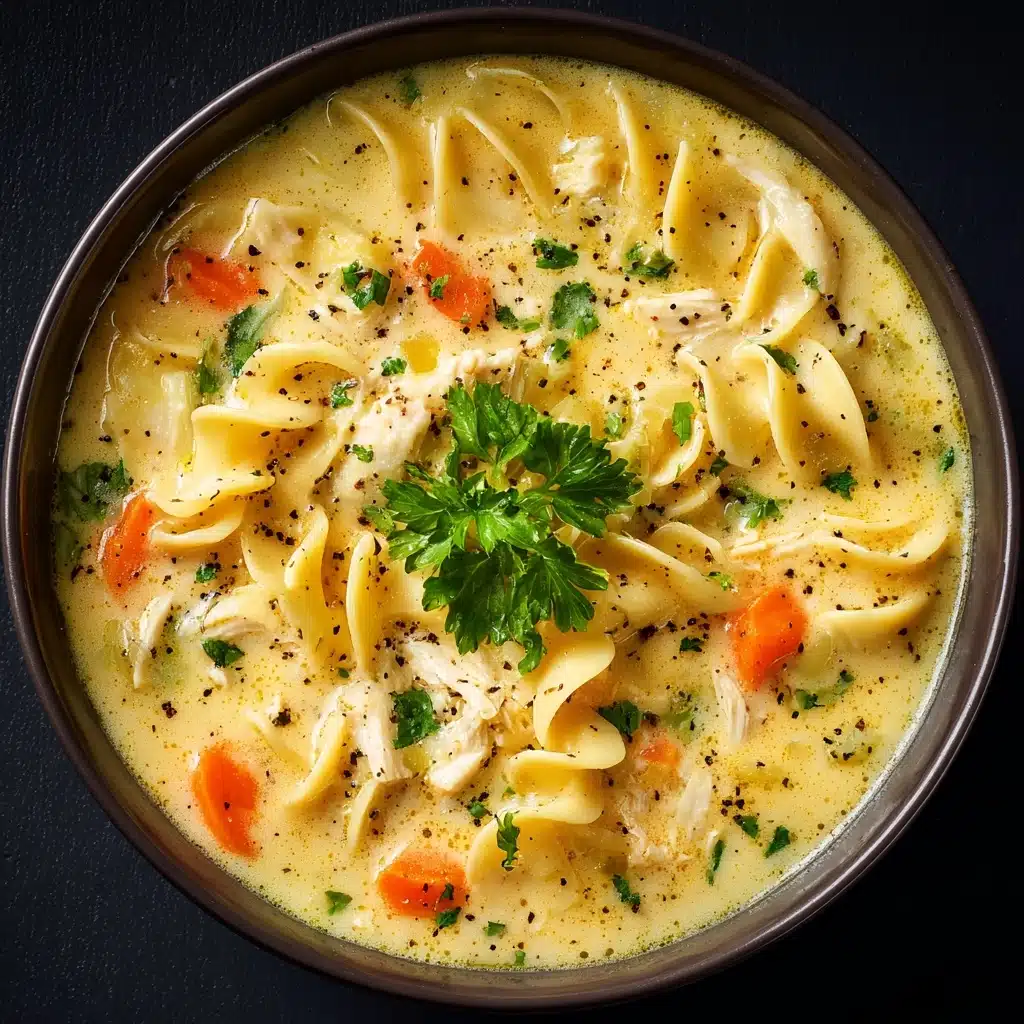 Creamy Chicken Noodle Soup Recipe