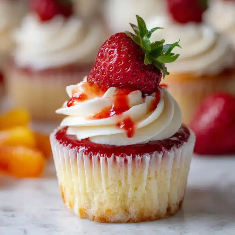 Strawberry Mango Margarita Cupcakes Recipe