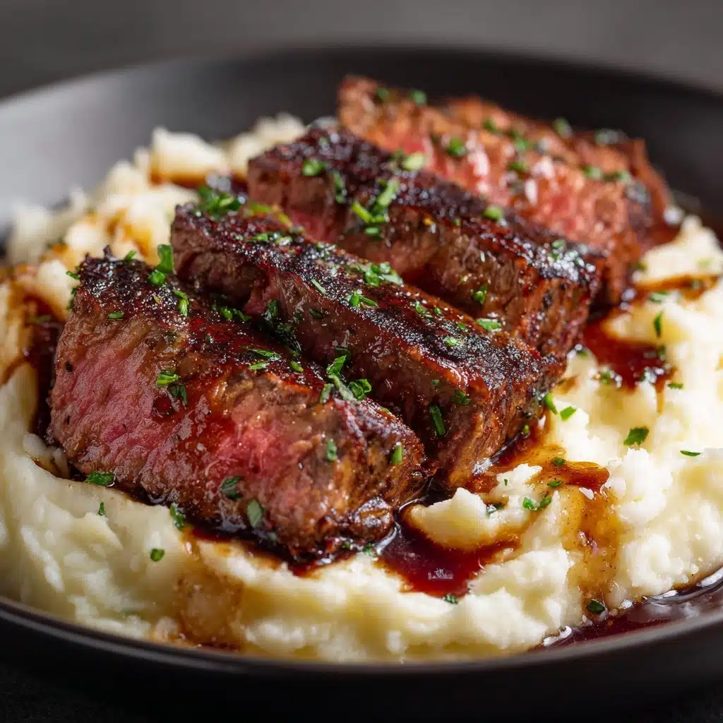 Garlic Butter Steak & Creamy Mash Recipe