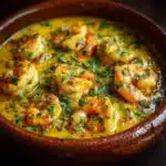 Sautéed Shrimp in Creamy Saffron Sauce Recipe