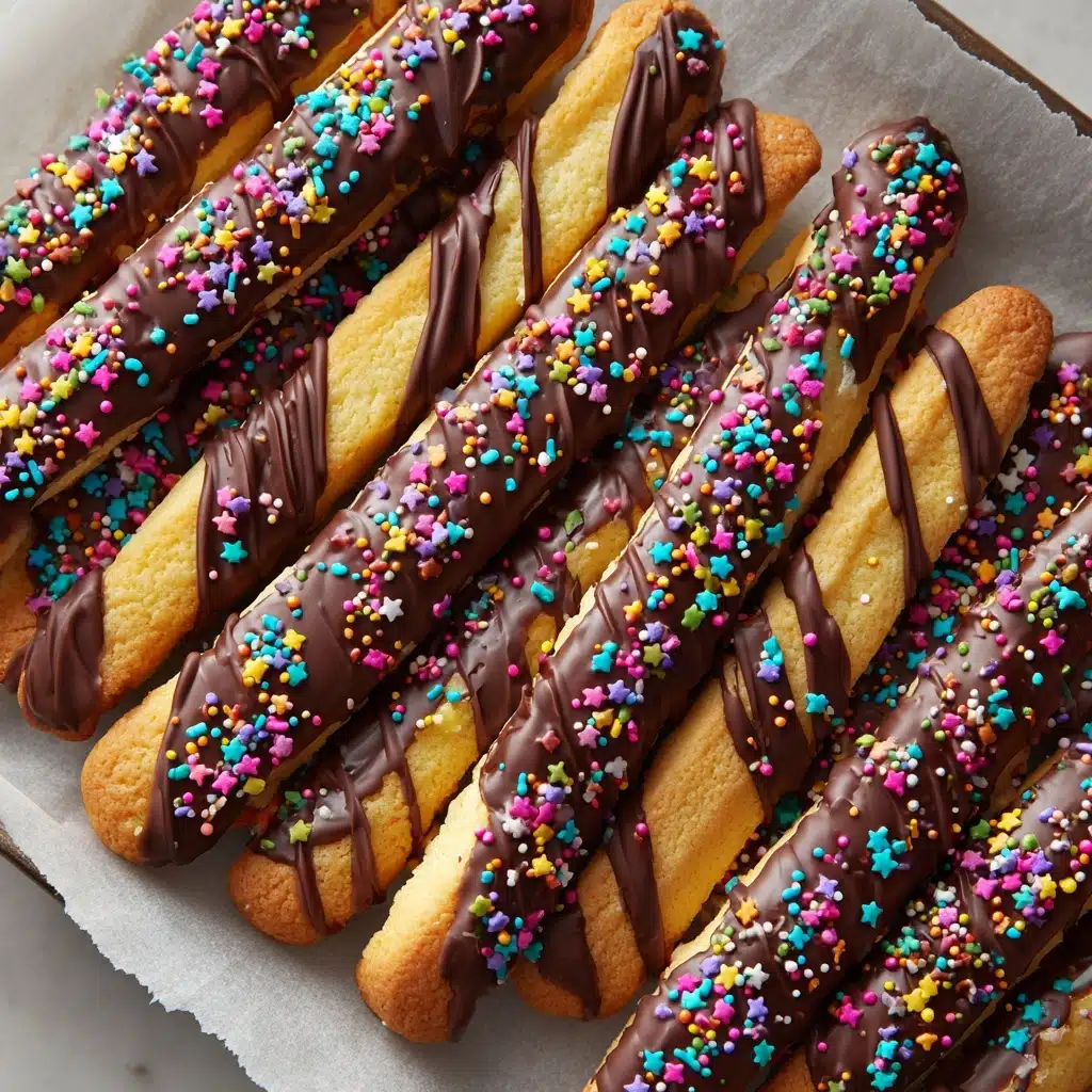Pocky Christmas Trees Recipe
