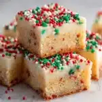 Christmas Sugar Cookie Bars Recipe