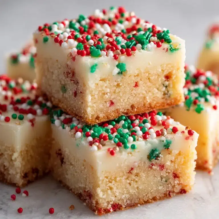 Christmas Sugar Cookie Bars Recipe
