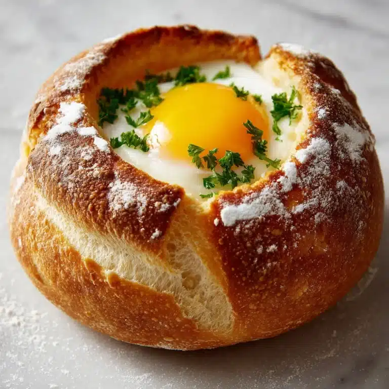 Breakfast Bagel: Egg in the Hole Recipe