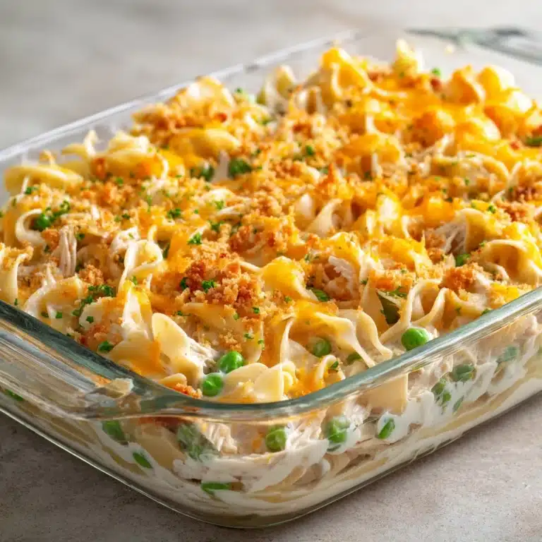 Easy Chicken Noodle Casserole Recipe