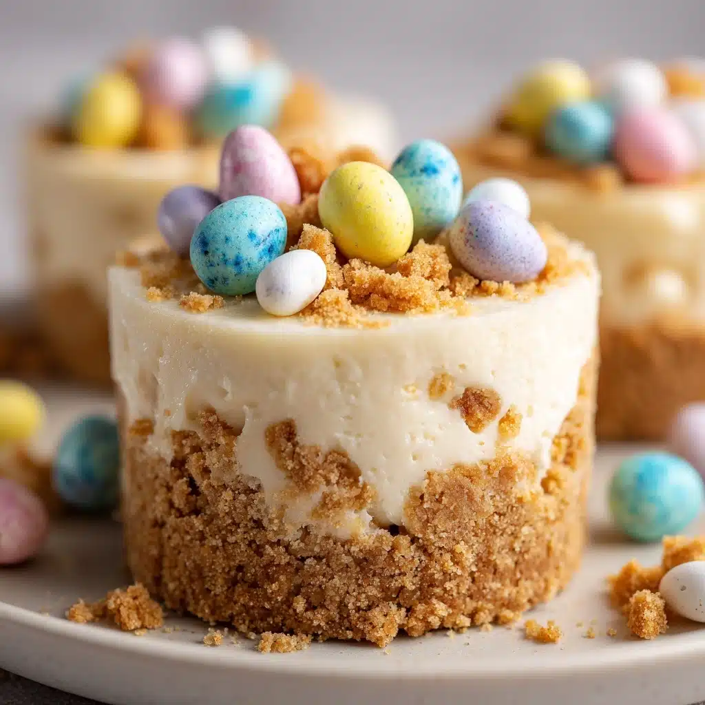 Easter No-Bake Mini Cheesecakes Recipe