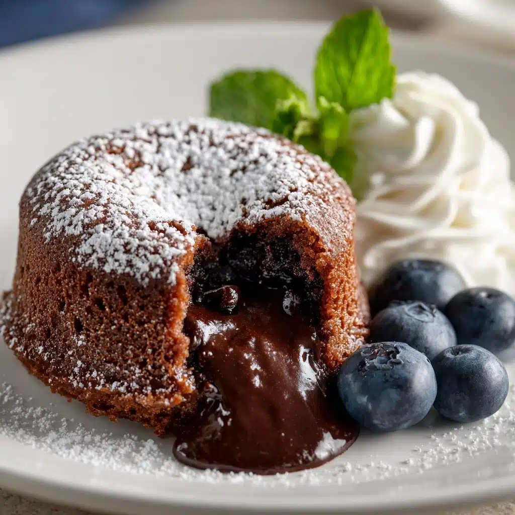 Decadent Air Fryer Chocolate Lava Cakes Recipe - Recipe Image