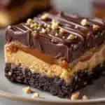 Chocolate Peanut Butter Ooey Gooey Butter Bars Recipe