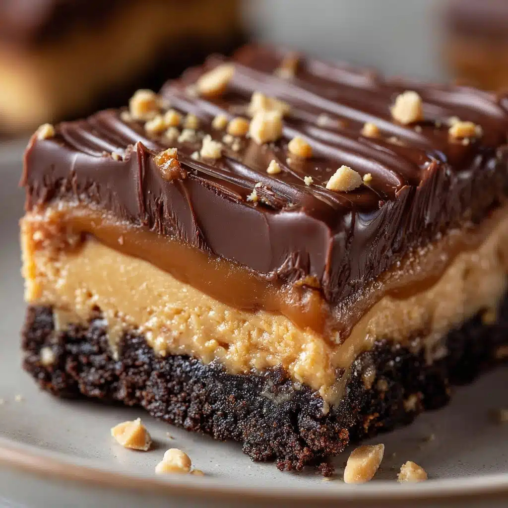 Chocolate Peanut Butter Ooey Gooey Butter Bars Recipe