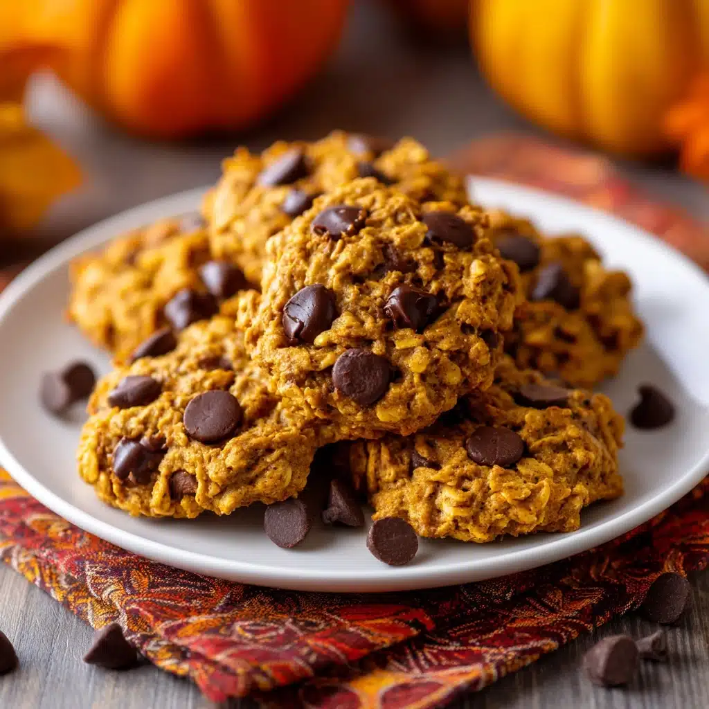 Pumpkin Oatmeal Chocolate Chip Cookies Recipe - Recipe Image