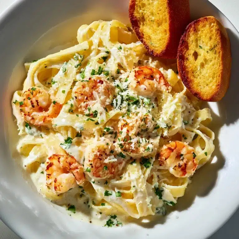 Fettuccine Alfredo with Shrimp Recipe