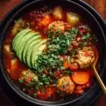 Mexican Meatball Soup Recipe