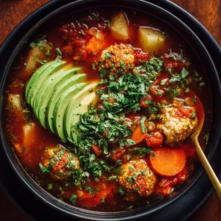 Mexican Meatball Soup Recipe