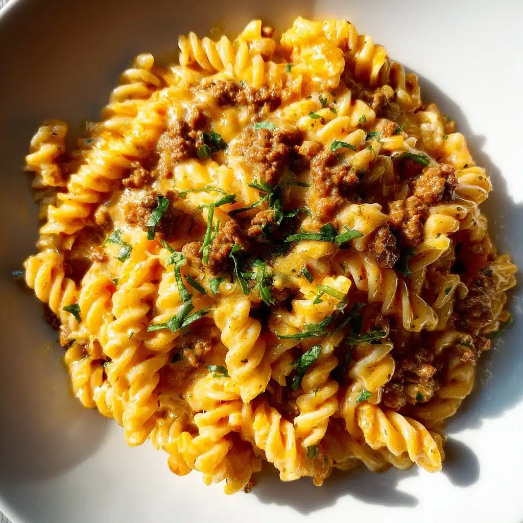 Cheesy Sloppy Cheeseburger Pasta Recipe