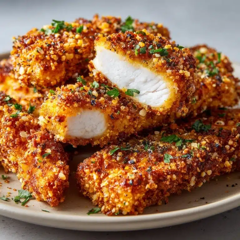 Garlic Parmesan Chicken Tenders Recipe