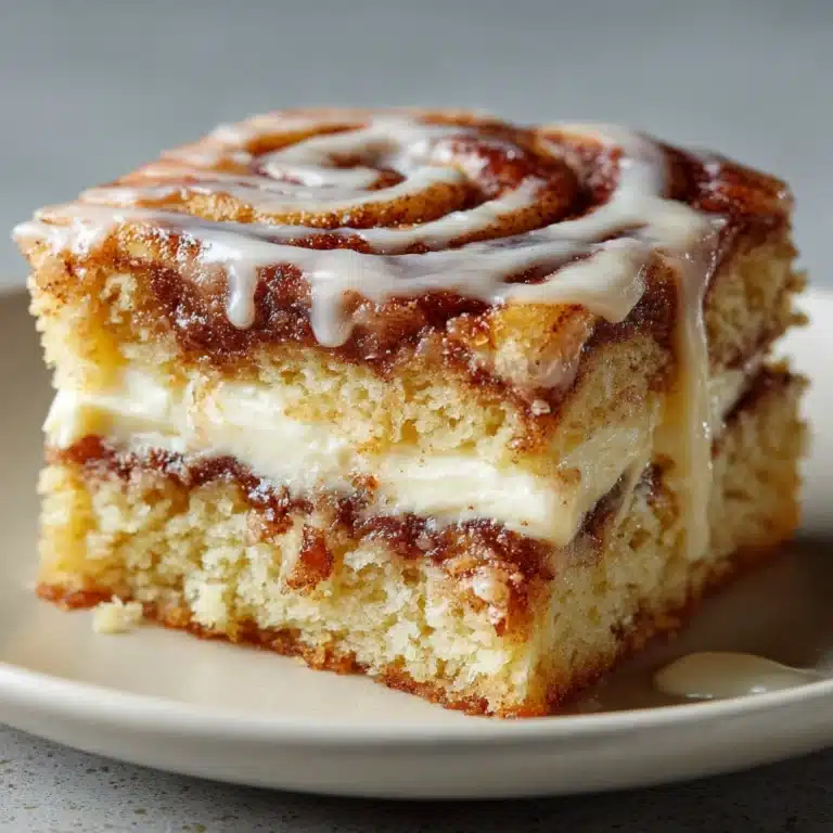 Cinnamon Roll Cheesecake Bars Recipe