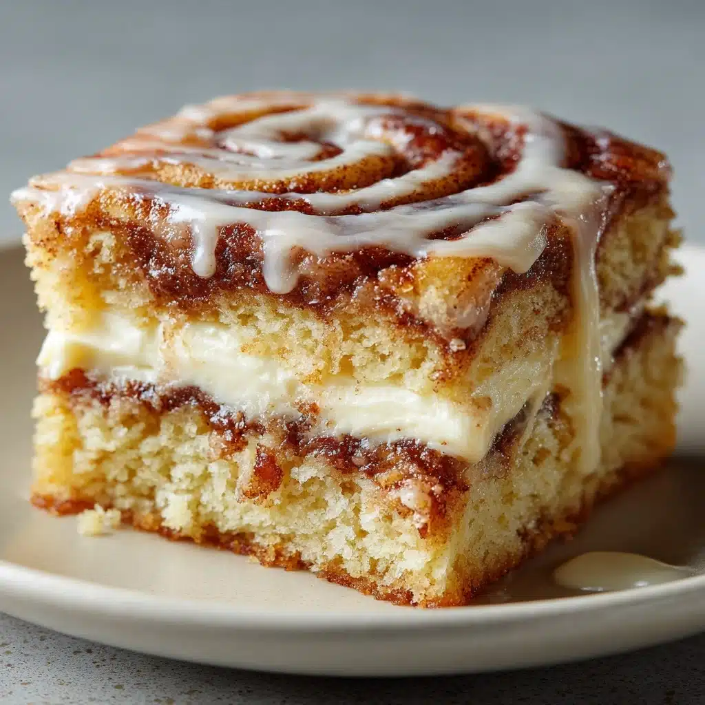 Cinnamon Roll Cheesecake Bars Recipe