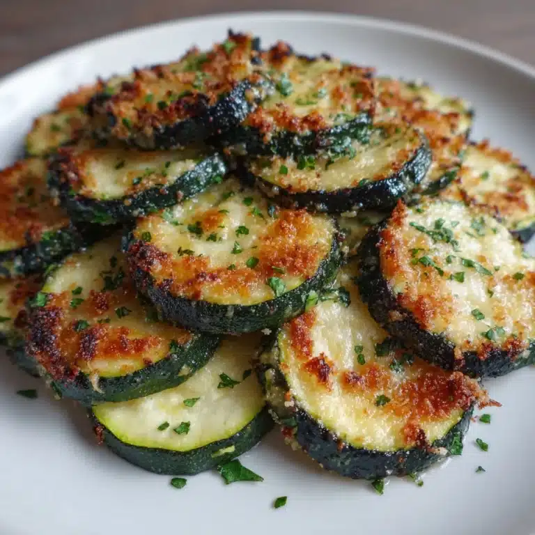 Crispy Parmesan Zucchini Rounds Recipe