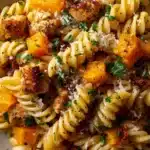 Roasted Butternut Squash and Sun-Dried Tomato Chicken Pasta Recipe