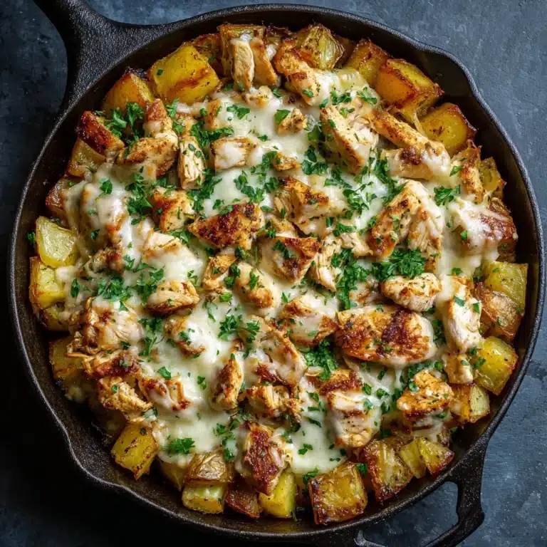 Garlic Parmesan Chicken and Potatoes Recipe