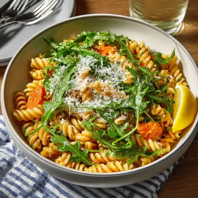 Lemon Basil Parmesan Pasta Salad Recipe