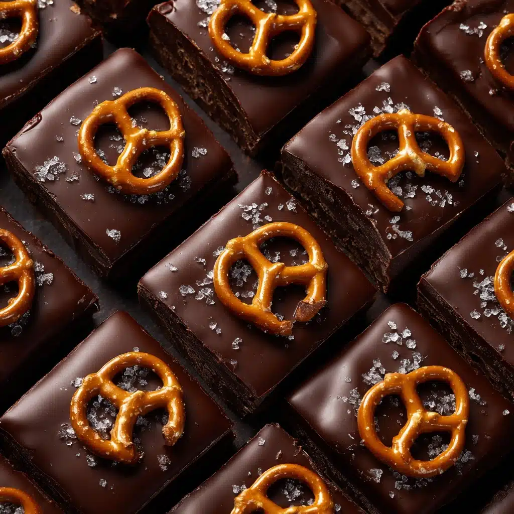 Chocolate Caramel Peanut Butter Pretzel Bars Recipe - Recipe Image