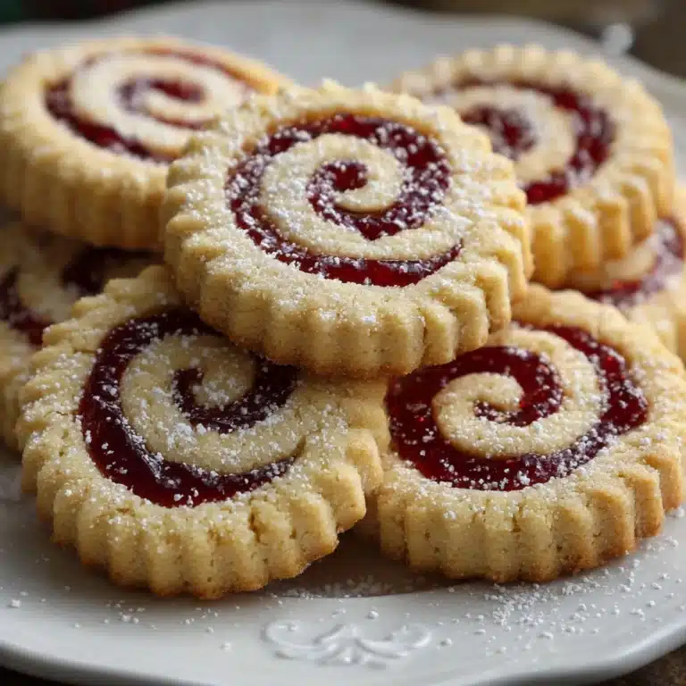 Raspberry Swirl Shortbread Cookies Recipe