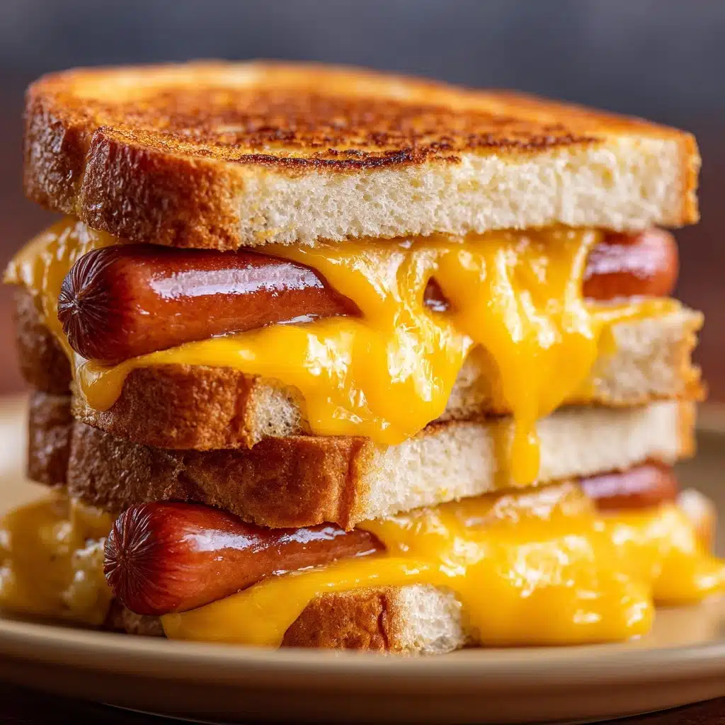 Air Fryer Grilled Cheese Hot Dogs Recipe - Recipe Image