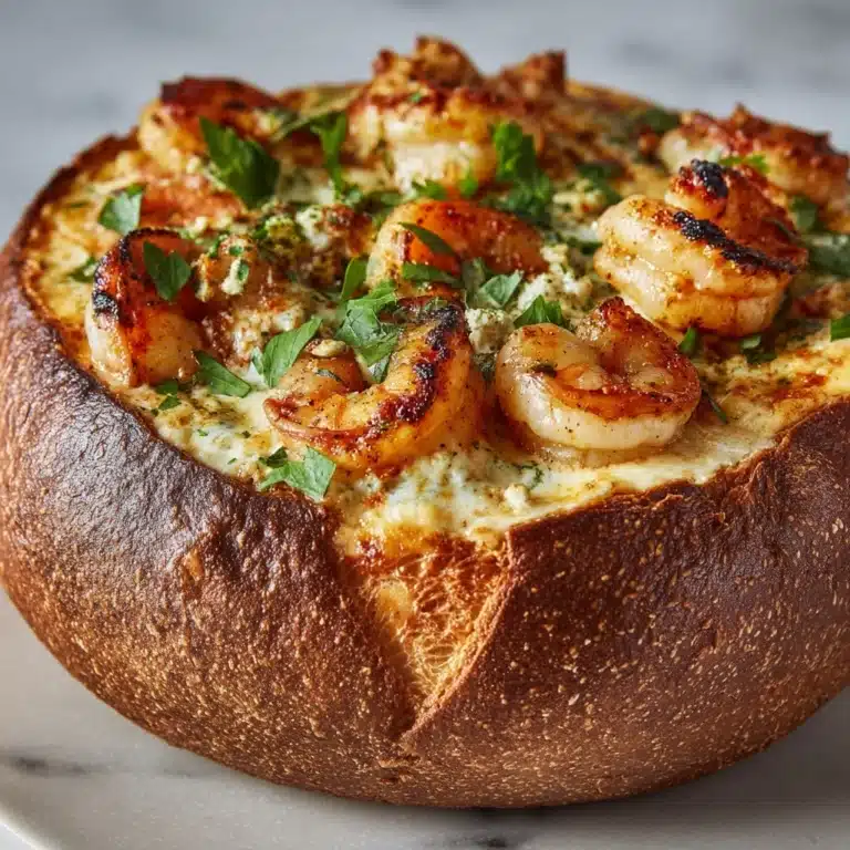 Stuffed Seafood Bread Bowl Recipe
