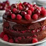 Chocolate Raspberry Truffle Cake Recipe