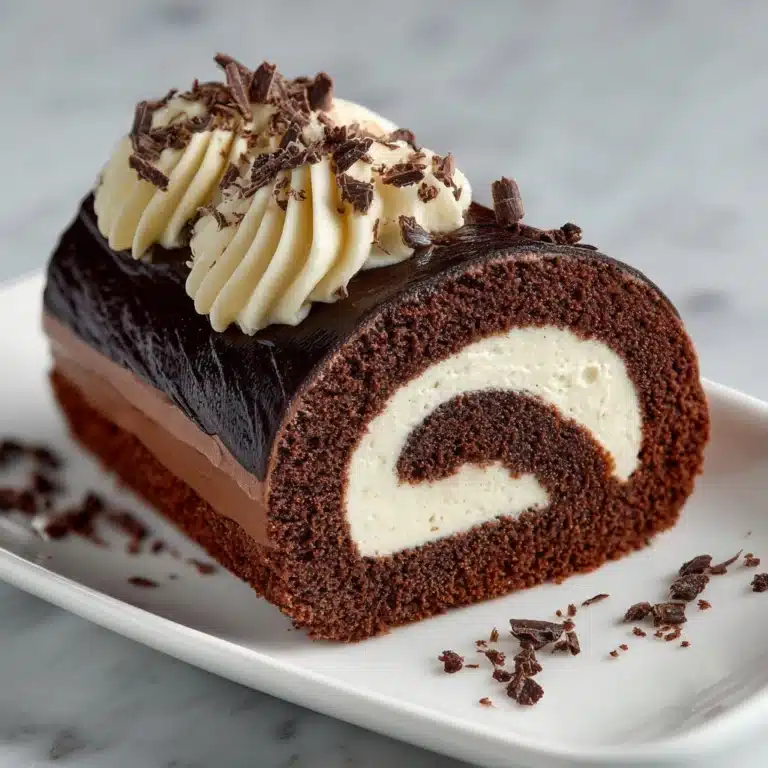 Chocolate Roll Cake Recipe