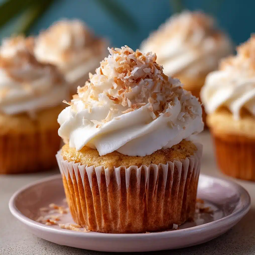 Coconut Cream Pie Cupcakes Recipe - Recipe Image