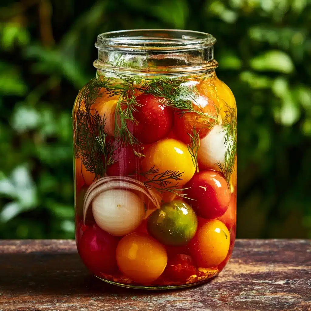 Pickled Cherry Tomatoes Recipe - Recipe Image