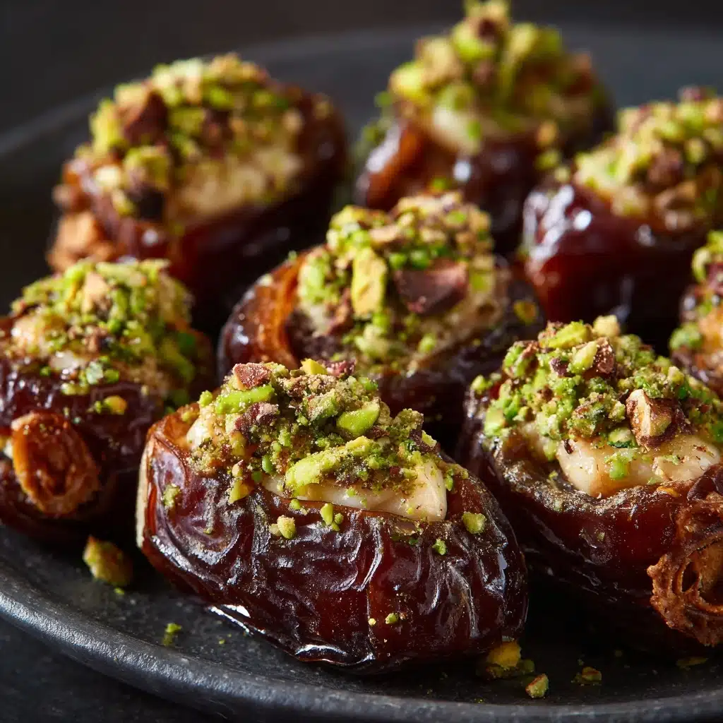 Honey Pistachio Ricotta Stuffed Dates Recipe - Recipe Image