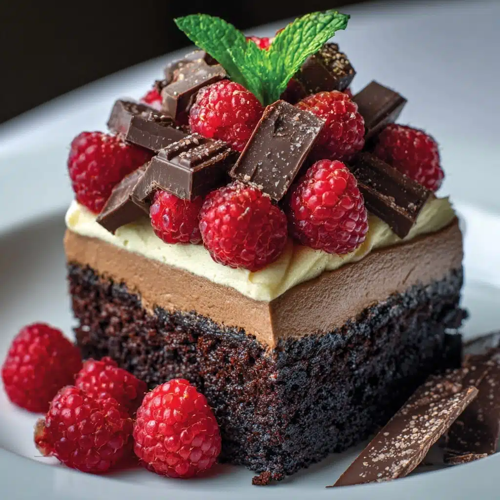Mini Chocolate & Raspberry Cake Recipe - Recipe Image