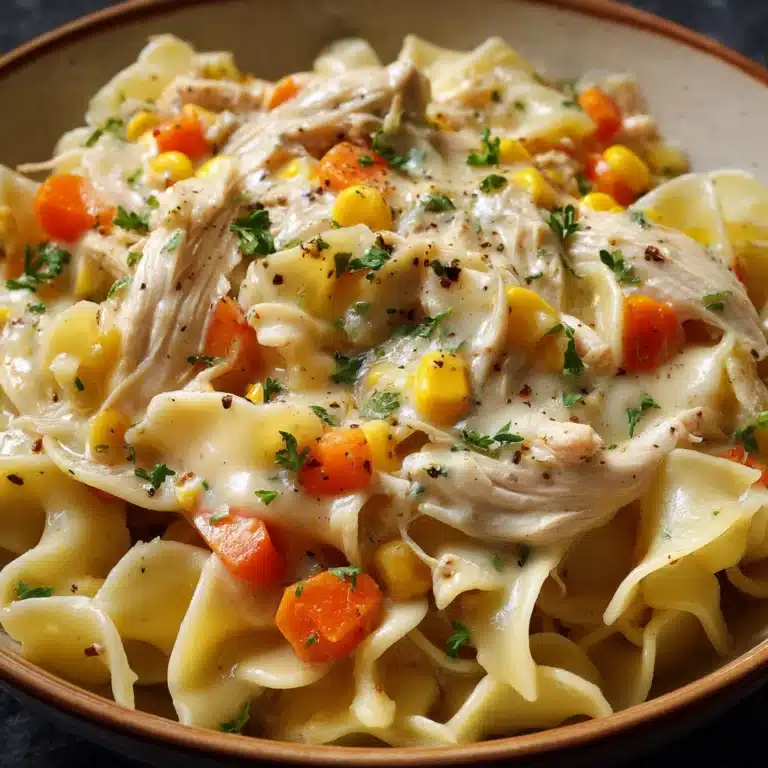 Creamy Ranch Chicken & Noodles Recipe