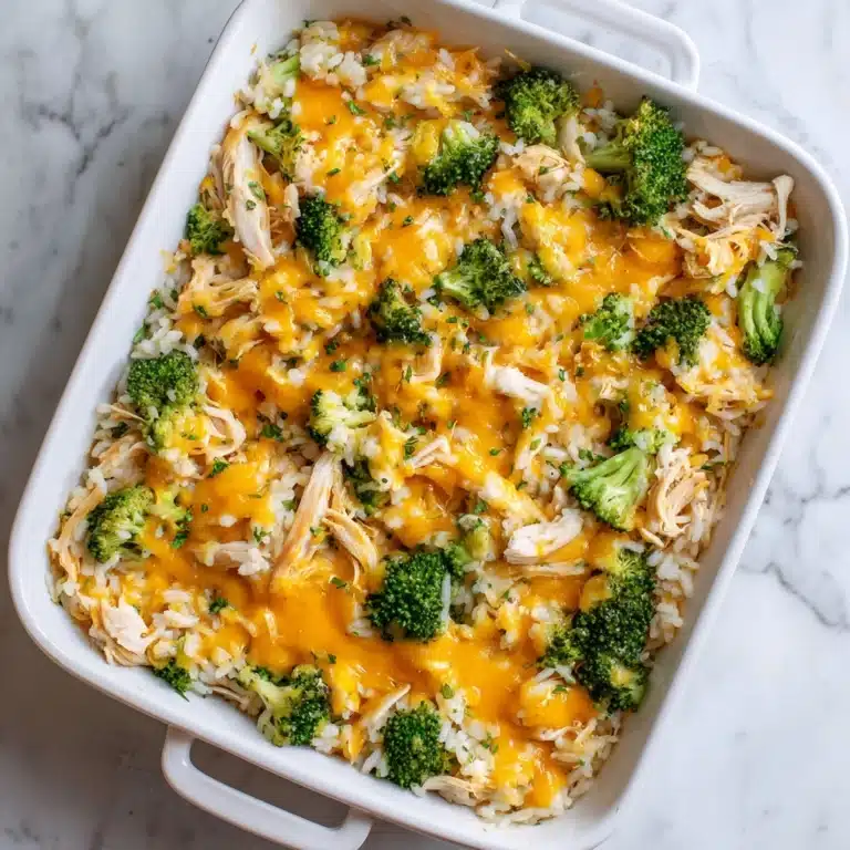 Broccoli, Rice, Cheese, and Chicken Casserole Recipe