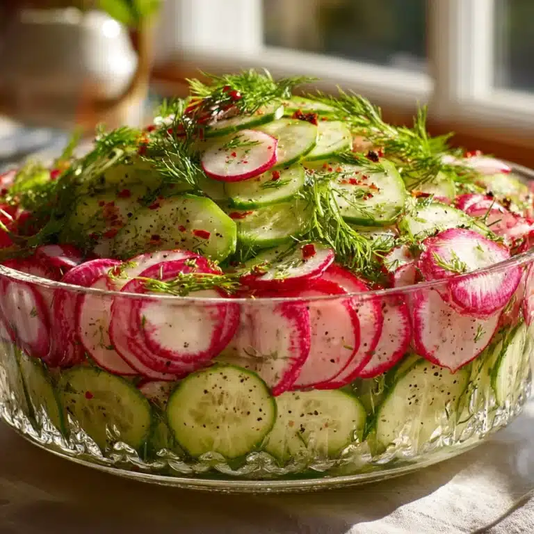 Radish and Cucumber Salad Recipe