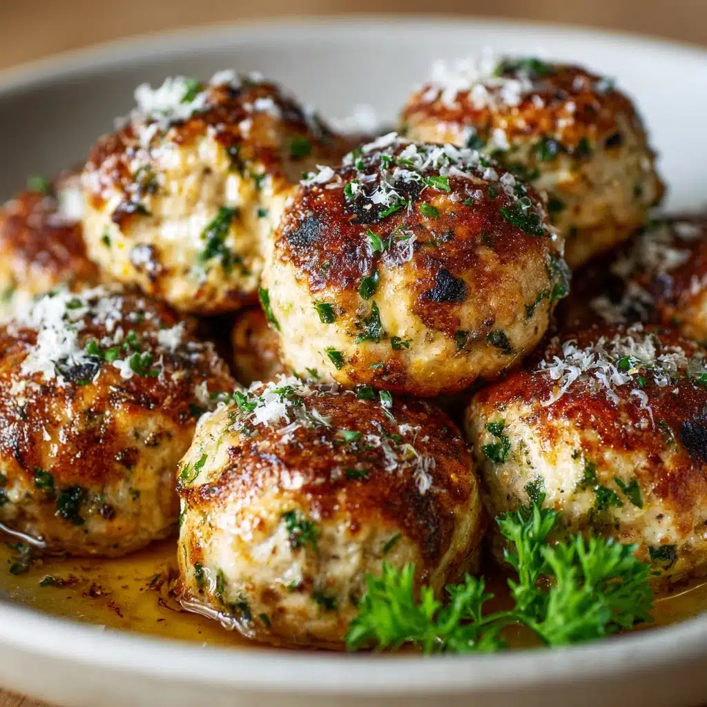 Garlic Parmesan Chicken Meatloaves Recipe - Recipe Image
